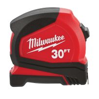 Milwaukee Tool Compact Tape Measure, 48-22-6630, 30 FT