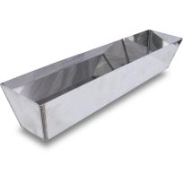 Marshalltown 14 IN Stainless Heli-Arc Mud Pan, 6396