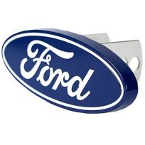 PLASTICOLOR Ford Oval Full Color Hitch Cover, 002236