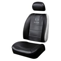 PLASTICOLOR Ram Deluxe Sideless Gray Logo Seat Cover, 008628R25