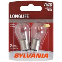 Sylvania 7528 Long Life Mini Bulb, 2-Pack, 7528LL.BP2