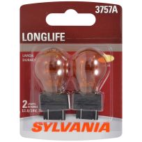 Sylvania 3757A Long Life Mini Bulb, 2-Pack, 3757ALL.BP2