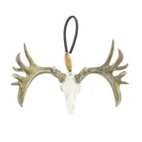 Big Rack Whitetail Skull Figurine, VFG1036