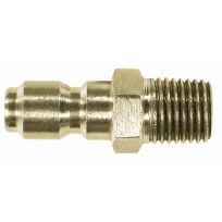 Valley Industries Pressure Washer Quick Connect Plug - 3/8 IN QC x 3/8 IN MNPT, PK-85300105