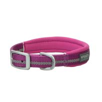 TERRAIN D.O.G. Reflective Neoprene Lined Dog Collar, 07007-12-13-05, Purple, 3/4 IN x 13 IN