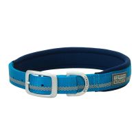 TERRAIN D.O.G. Reflective Neoprene Lined Dog Collar, 07007-16-19-02, Blue, 1 IN x 19 IN