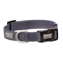 TERRAIN D.O.G. Nylon Adjustable Snap-N-Go Dog Collar, 07090-60-77, Dark Grey, Large