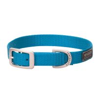 TERRAIN D.O.G. Nylon Single-Ply Dog Collar, 07005-10-11-02, Blue, 5/8 IN x 11 IN