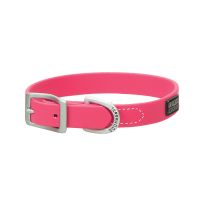 TERRAIN D.O.G. Brahma Webb Dog Collar, 07030-12-13-22, Hot Pink, 3/4 IN x 13 IN