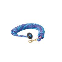 WEAVER EQUINE™ Rounded Cotton Lunge Line, 35-1915-L4, Blue / Purple / Hurricane Blue, 3/4 IN x 25 FT