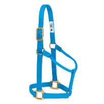 WEAVER EQUINE™ Original Non-Adjustable Nylon Horse Halter, 35-7004-HB, Hurricane Blue, Small