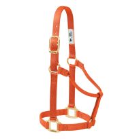 WEAVER EQUINE™ Original Non-Adjustable Nylon Horse Halter, 35-7005-OR, Orange, Average