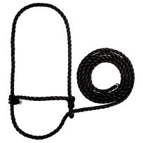 WEAVER LIVESTOCK™ Cow Rope Halter, 35-7900-BK, Black