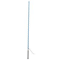 WEAVER EQUINE™ Lunge Whip with Rubber Handle and 11-1/2 IN Popper, 65-5106-BL, Blue, 73 IN