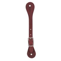 WEAVER EQUINE™ Latigo Leather Ladies' Spur Straps, 30-0666, Burgundy