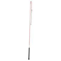 WEAVER EQUINE™ Stock Whip with Rubber Handle and 8 IN Popper, 65-5101-RD/WH, Red / White, 50 IN