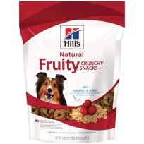 Hill's Science Diet Natural Fruity Crunchy Snacks With Cranberries & Oatmeal Dog Treats, 10564, 8 OZ Bag