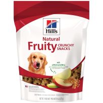 Hill's Science Diet Natural Fruity Crunchy Snacks With Apples & Oatmeal Dog Treats, 10565, 8 OZ Bag