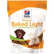 HILL'S SCIENCE DIET BAKED LIGHT BISCUITS WITH REAL CHICKEN DOG TREATS  MEDIUM SIZE  8 OZ BAG