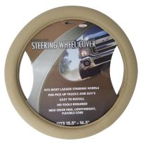 ALLISON® Steering Wheel Cover, 95-0506, Tan