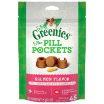 Greenies™ PILL POCKETS™ Natural Soft Cat Treats Salmon Flavor, 10085256, 1.6 OZ Bag