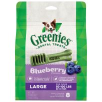 Greenies™ Natural Dog Dental Care Dog Treats Blueberry Flavor for Large Dogs, 10122450, 12 OZ Bag