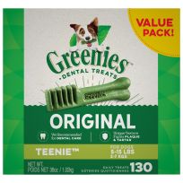Greenies™ Original Natural Dog Dental Care Dog Treats for Teenie Dogs, 10123651, 36 OZ Bag