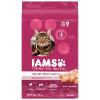 IAMS Adult Urinary Tract Healthy Dry Cat Food with Chicken Cat Kibble, 10162065, 16 LB Bag
