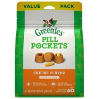 Greenies™ PILL POCKETS™ Cheese Flavor Dog Treats, 10177187, 15.8 OZ Bag