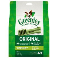 Greenies™ Original Natural Dental Care Dog Treats for Teenie Dogs, 10197559, 12 OZ Bag