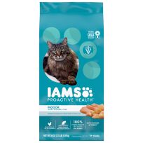 IAMS Adult Indoor Weight Control & Hairball Care Dry Cat Food with Chicken & Turkey, 10207081, 3.5 LB Bag