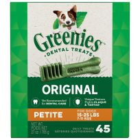 Greenies™ Original Natural Dog Dental Care Dog Treats for Petite Dogs, 10212102, 27 OZ Bag