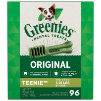 Greenies™ Original Natural Dog Dental Care Dog Treats for Teenie Dogs, 10212113, 27 OZ Bag