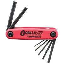 Bondhus Hex GorillaGrip Fold-up Tools, 7-Piece, 12592