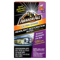 ArmorAll® Ultrashine Headlight Restoration Wipes, 18514W
