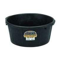 Little Giant All-Purpose Rubber Tub, Black, HP650, 6.5 Gallon