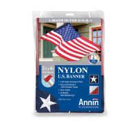 Annin® Nylon US Banner, 2 1/2 FT x 4 FT, 021850R