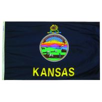 Annin® Kansas State Flag, 3 FT x 5 FT, 141860L