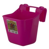 Little Giant Duraflex Plastic Hook Over Hot Pink Feeder, HF12HOTPINK, 12 Quart