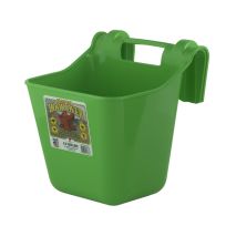 Little Giant Duraflex Plastic Hook Over Lime Green Feeder, HF12LIMEGREEN, 12 Quart