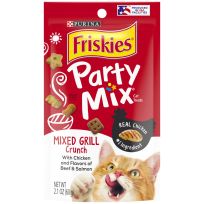 PURINA® Friskies® Party Mix Cat Treats Mixed Grill Crunch, 2.1 OZ
