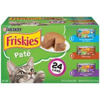 PURINA® Friskies® Pate Variety Pack Cat Food, 24-Pack, 5.5 OZ Can