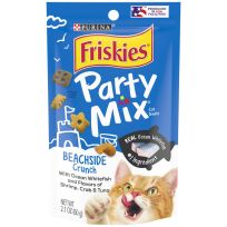 PURINA® Friskies® Party Mix Cat Treats Beachside Crunch, 2.1 OZ