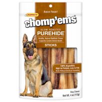 Chomp'ems Purehide Sticks - Bacon Flavor, 7N21002, 4 OZ Bag