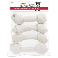 Chomp'ems 8 IN Knotted Bone White 4-Pack, 7N23509