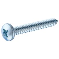 Hillman Zinc Pan Head Phillips Sheet Metal Screws, 100-Pack, 41060, #8 x 3/4 IN