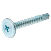 Hillman Truss Washer Head Self Drilling Lath Screws, Phillips Drive, 100-Pack, 41507, #8 x 1/2 IN