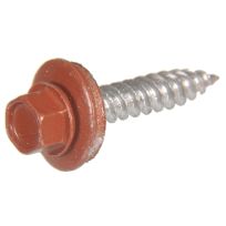 Hillman Painted Self Piercing Sheeter Screws, 1 LB Box, 47730, #10 x 1-1/2 IN