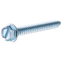 Hillman Zinc Slotted Hex Head Sheet Metal Screws, 12-Pack, 5296, #6 x 3/4 IN