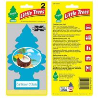 Little Trees air freshener X-tra Strenght Caribbean Colada 2-Pack, U2P-20624